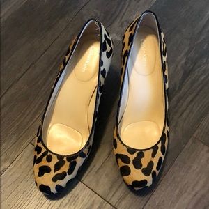Calvin Klein cheetah heels